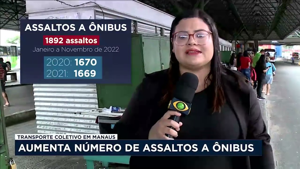 Assaltos a ônibus preocupam usuários do transporte coletivo de Manaus