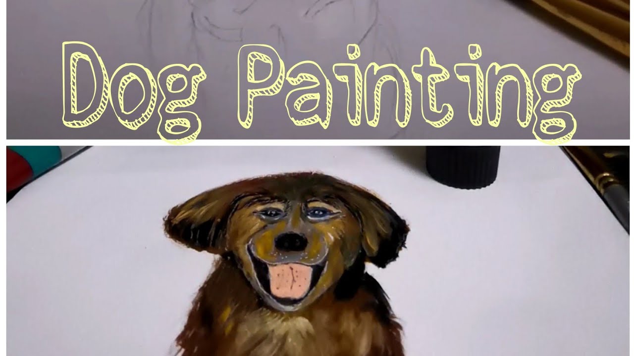 Animal Painting| Dog Aryclic Painting