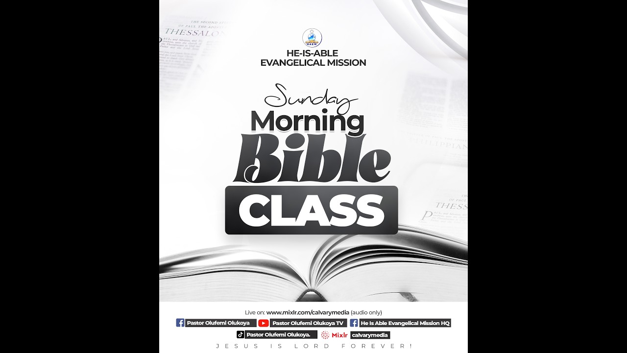 Sunday Morning Bible Class (SMBC 08/2026) - THE TESTIMONY OF PAUL, THE UNDEFEATED PRISONER