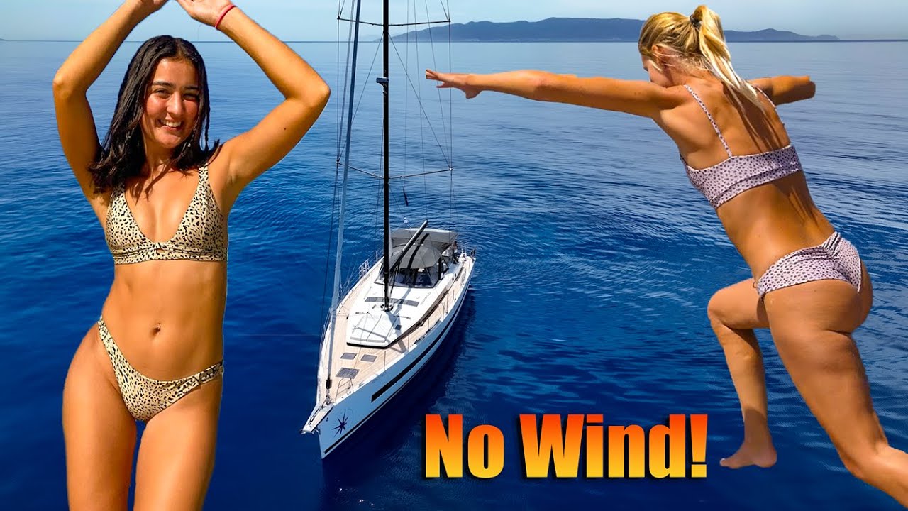 No Wind at Sea!  Let's Jump in! - Mediterranean Life