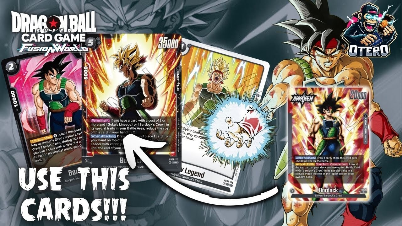 FB08 BARDOCK DECK PROFILE & GAMEPLAY | Dragon Ball Super Card Game Fusion World