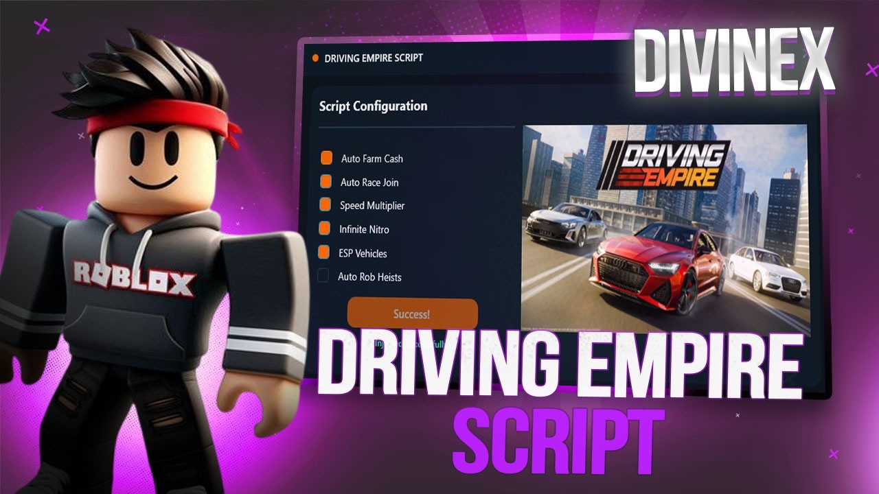 Скрипт DRIVING EMPIRE! Автоматический фарм денег, высокая скорость, ESP и многое другое | iOS/And...