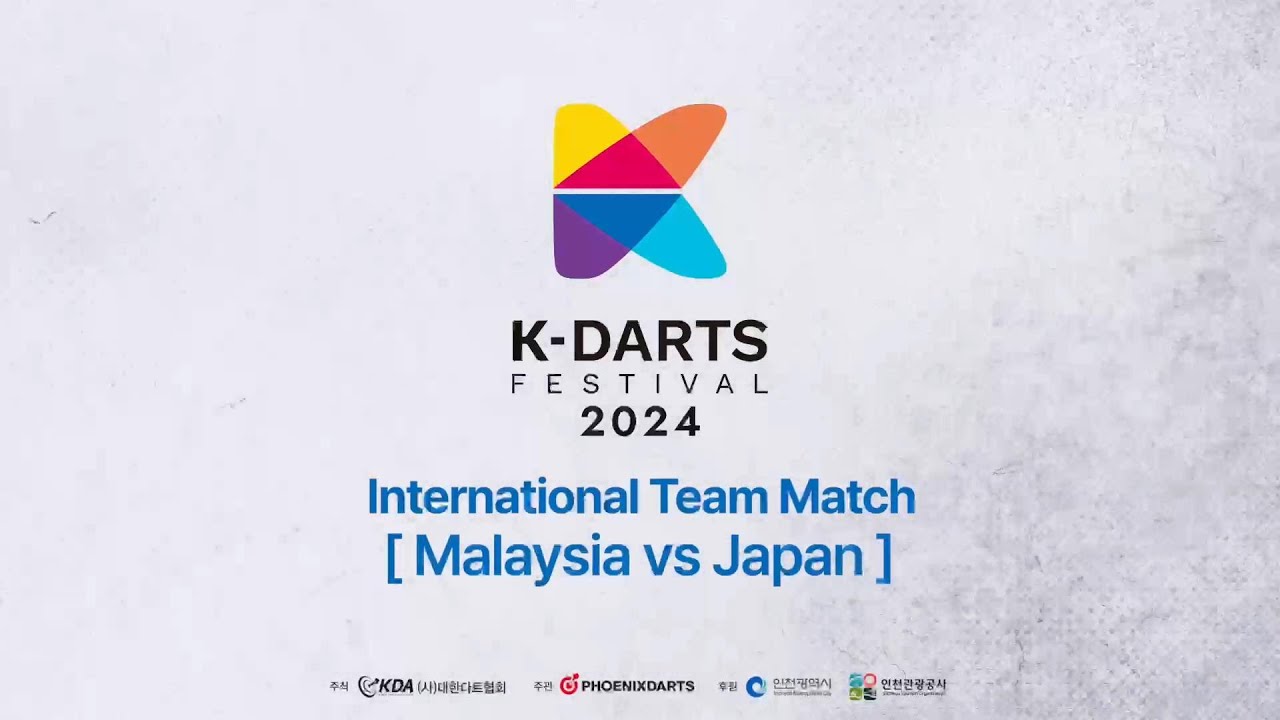 2024 K-DARTS FESTIVAL International Team Match Round of 8 Malaysia vs Japan