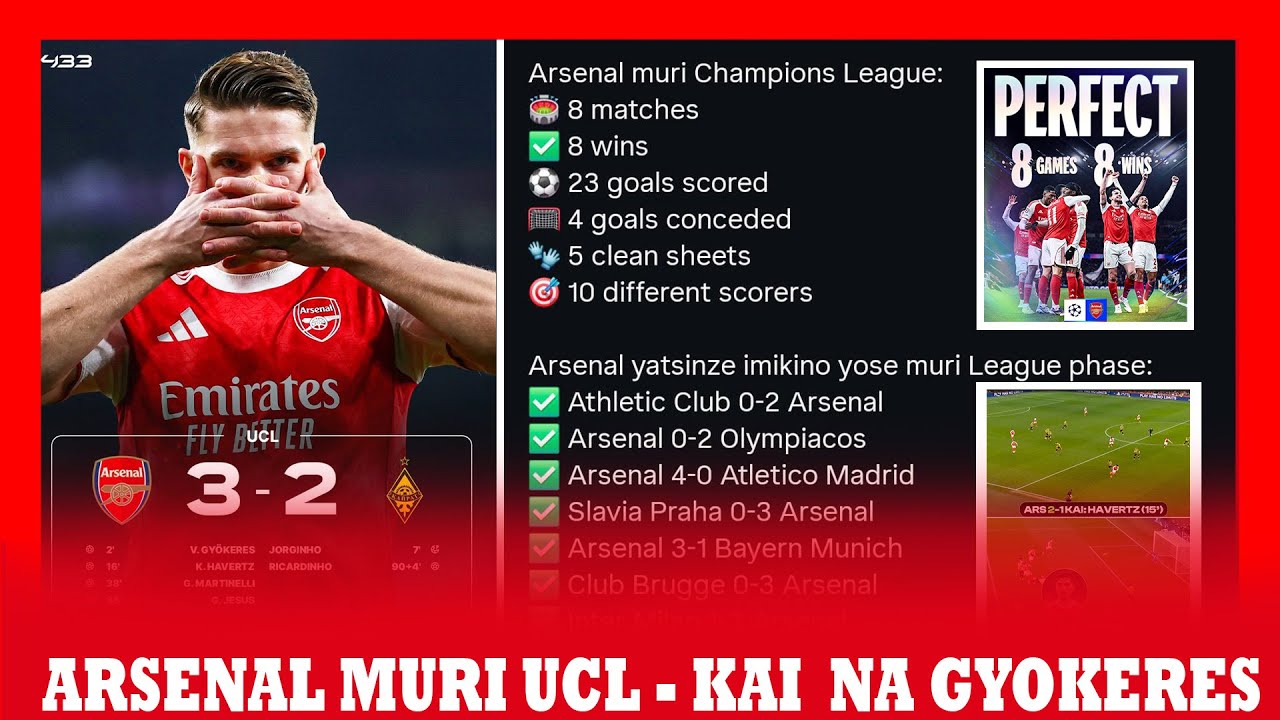 MIKEL ARTETA ARAROTA GUKORA AMATEKA MASHYA (UCL) | HAVERTZ MU MAVUTA | GYOKERES YABYUNGUKIYEMO?
