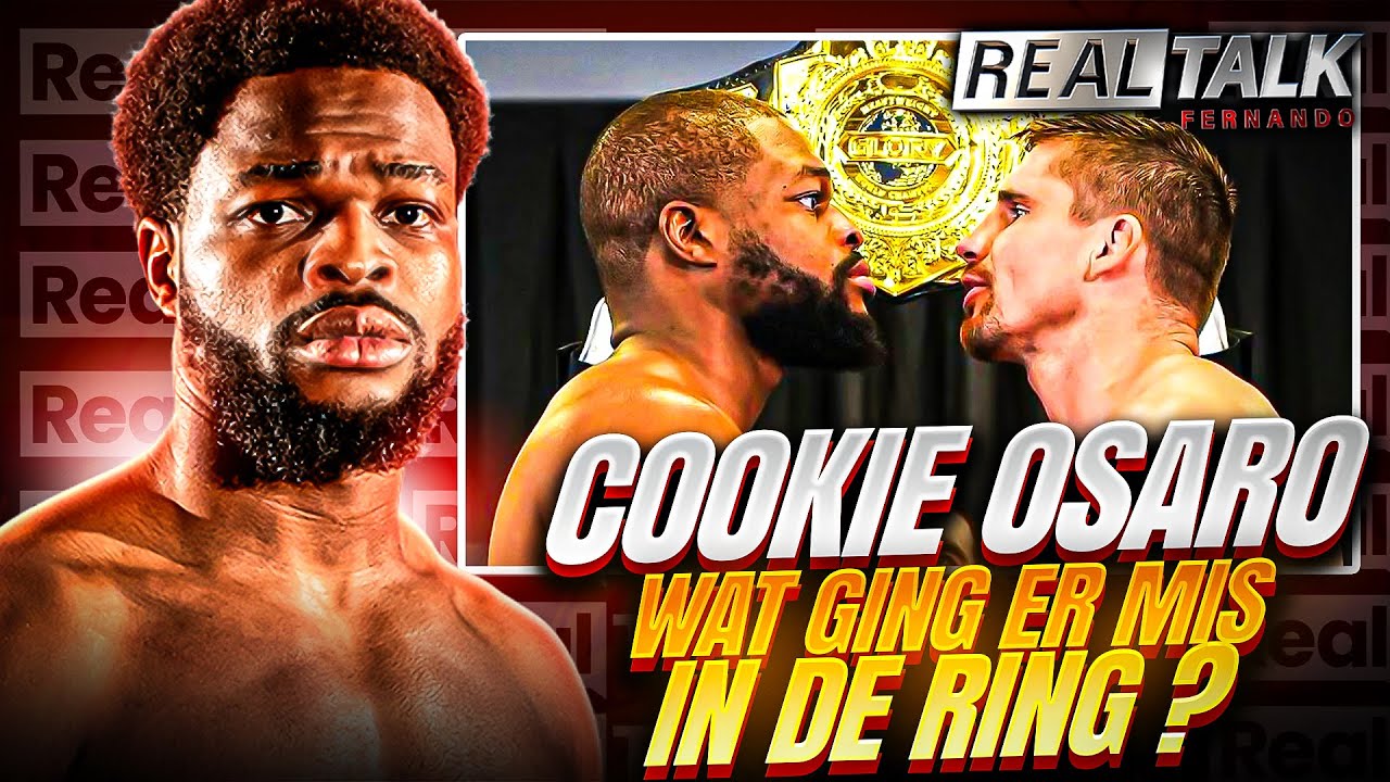 GLORY KickBokser COOKIE OSARO: IK BEN KEIHARD OP MIJN BEK GEGAAN TEGEN RICO VERHOEVEN