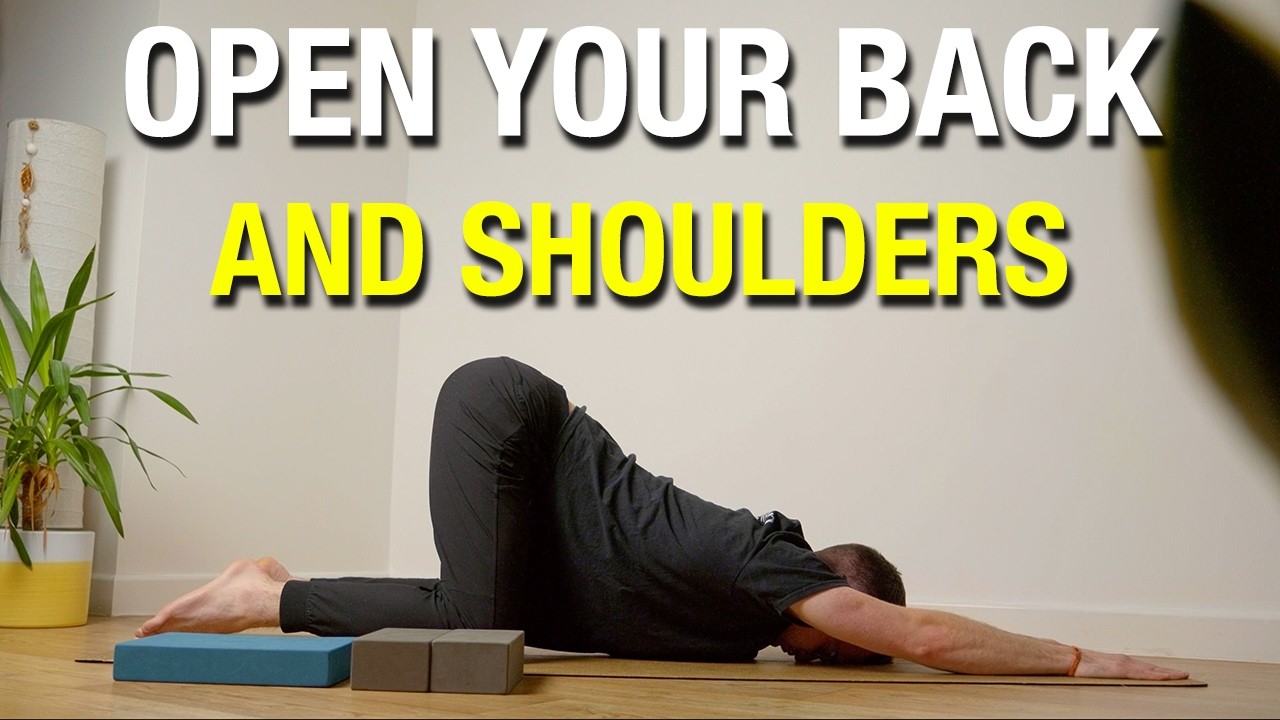 Yin Yoga for BACK AND SHOULDER OPENING - Deep Stretching to Release Tension - Relax and Unwind Now