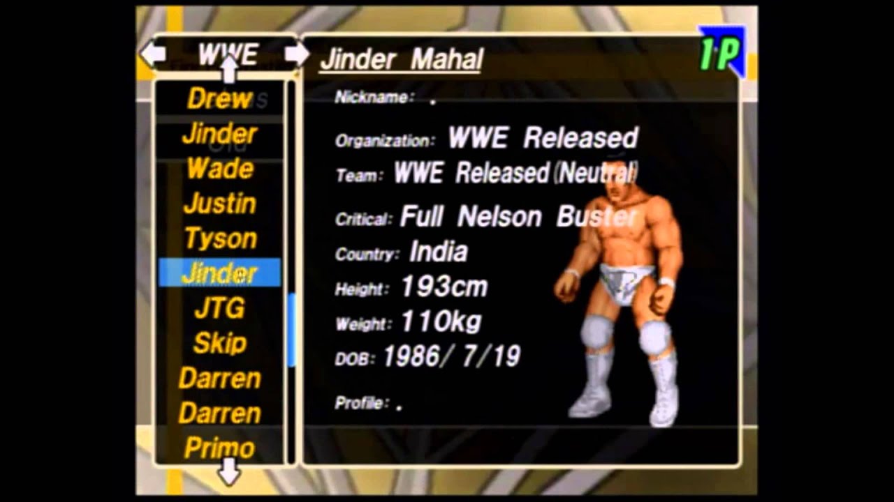 DJKM WWE/NXT 2016 Fire Pro Returns