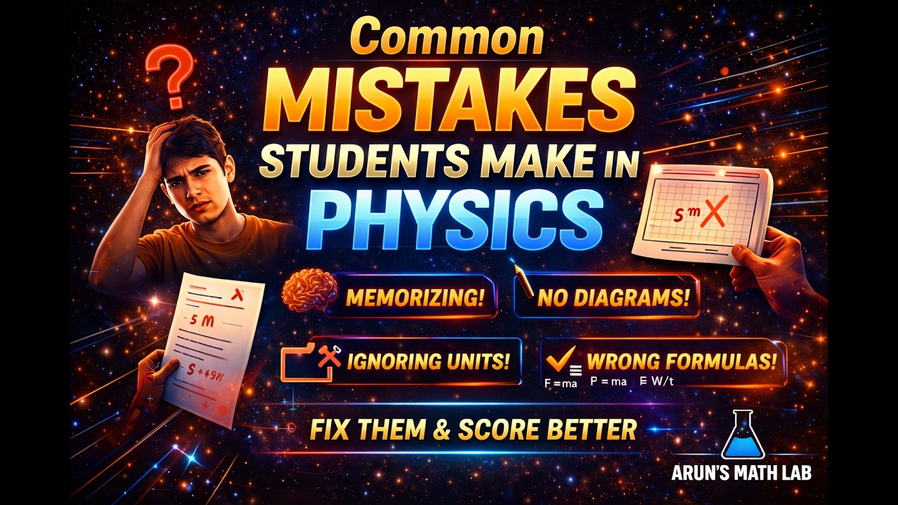 Common Mistakes Students Make in Physics | Avoid These and Score Better