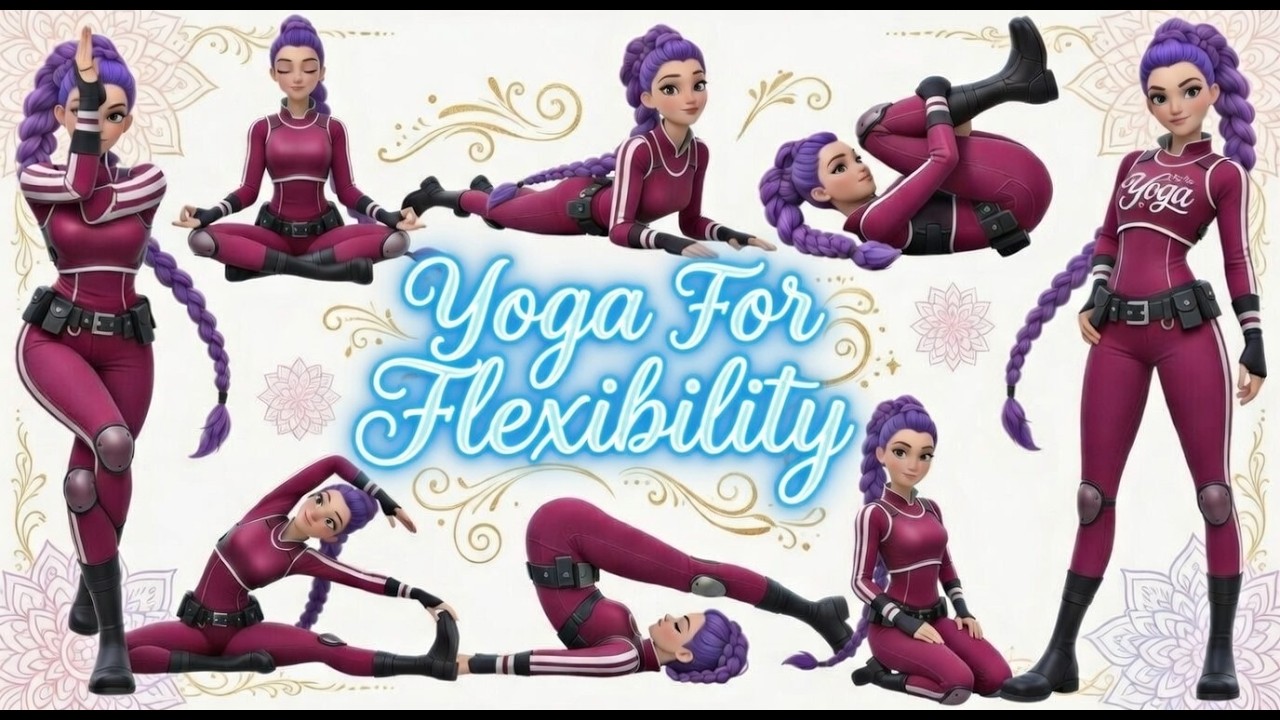 Fun Kids Yoga for Flexibility & Posture | Easy 6:33-Minute Stretch Routine