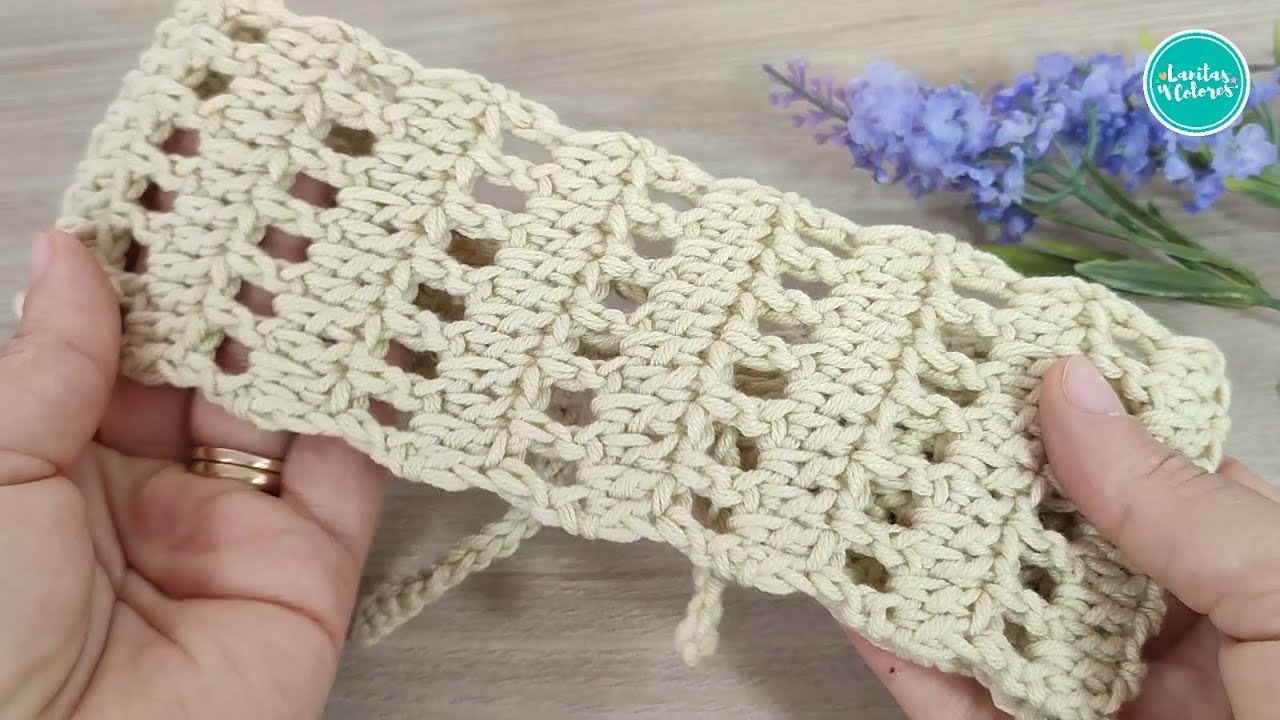No vas a CREER que tan rápido lo harás, queda tan hermoso que te va a encantar. Patrón de CROCHET