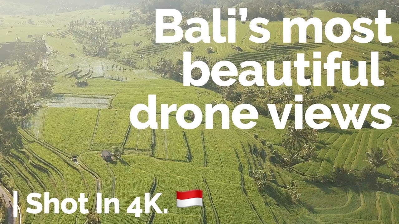 Bali's most beautiful drone views | Shot In 4K. 🇮🇩