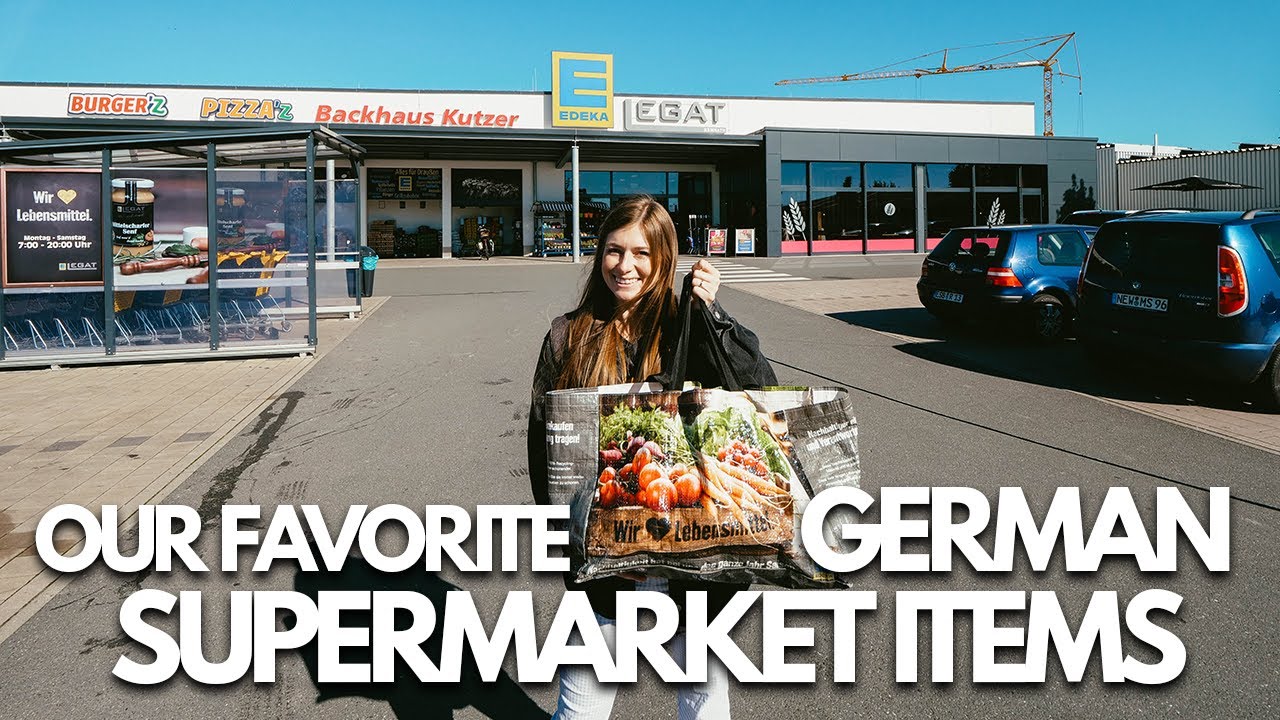 German supermarket items that Americans buy all the time (let's go shopping!)