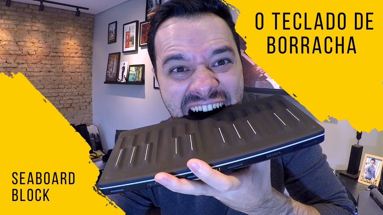 Um teclado de borracha? Conheça o Roli Seaboard Block