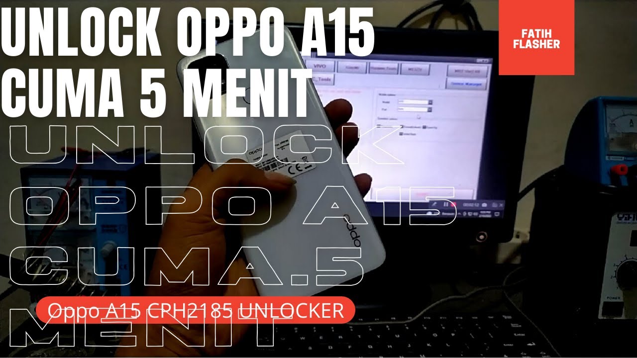 OPPO A15  CPH 2185  UNLOCK POLA CUMA 5 MENIT