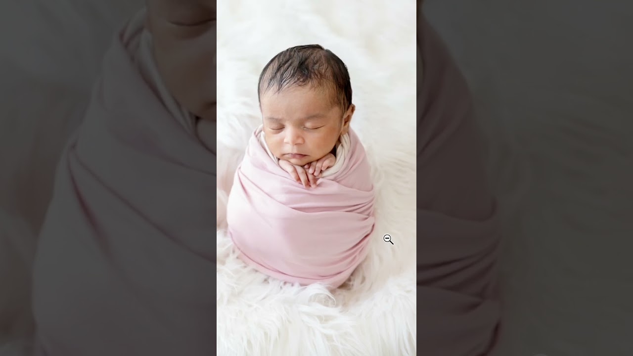Newborn photo potato sack pose. it's very important to ensure they are stable and properly supported