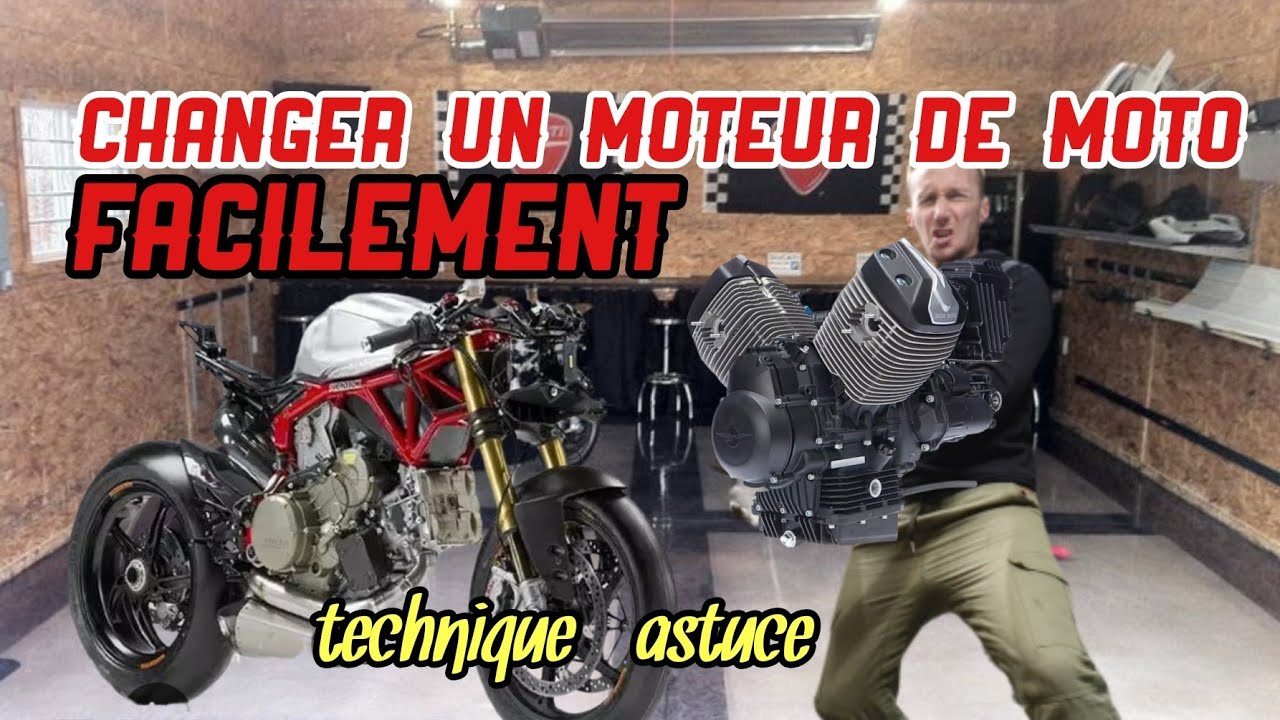 Changer un moteur de moto 