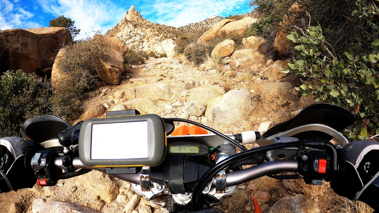 Riding Granite Wonderland on KTM 500 Motorcycle 