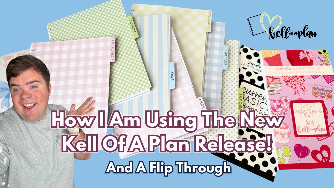 Новинка от Kell Of A Plan | Вкладыши для планировщиков и альбомы со стикерами