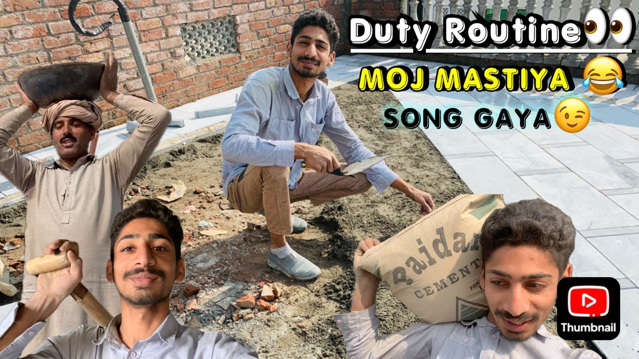Full Day Duty Routine 😂 Song Gaya [ Mooj Mastiya ] 👆🤣