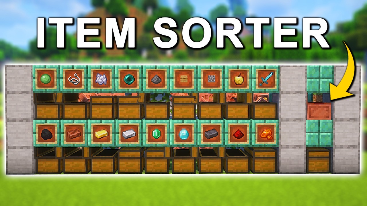 NEW Item Sorter Design in Minecraft 1.21.11 (Tutorial)
