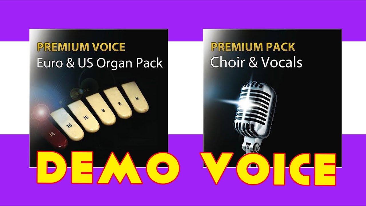 Free Premium Voice Pack - Organ, Choir, Vocals - preset demo Voice on Genos
