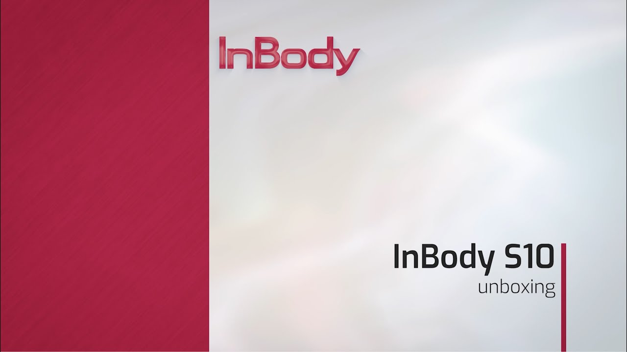 InBody S10 - Unboxing