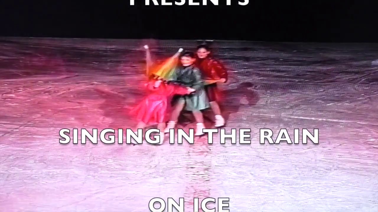 KUNSTSCHAATSEN IJSSHOW SKATING SINGING IN THE RAIN ON ICE  KUNSTRIJCLUB GRONINGEN VIDEO YOUTUBE