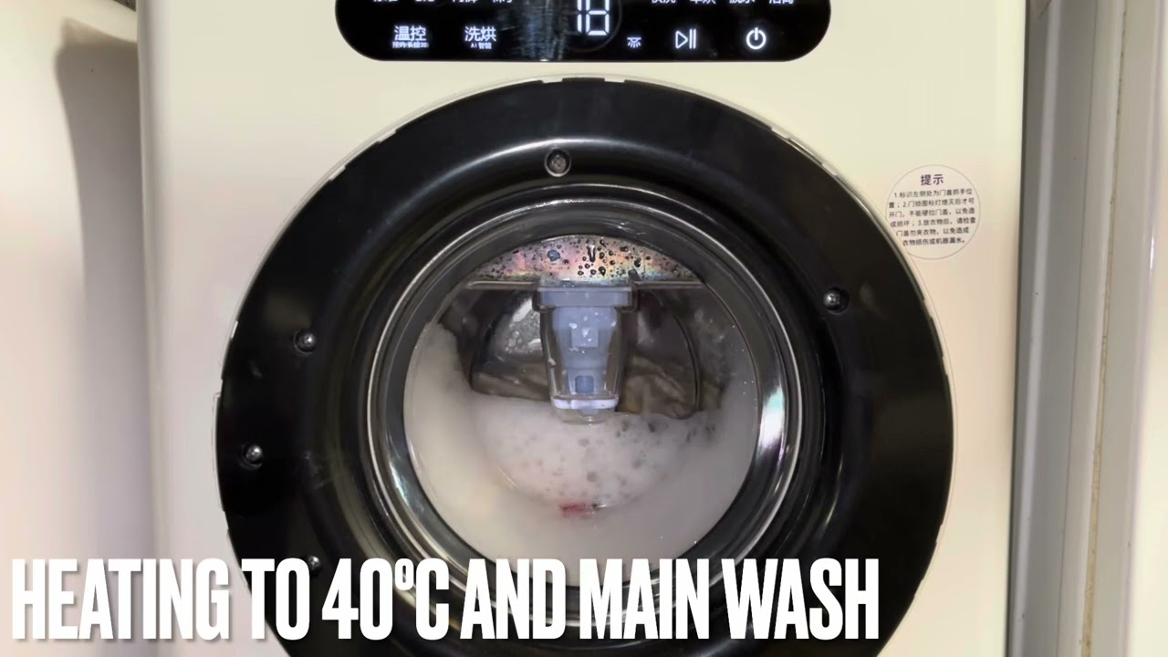 Aidoo Mini Washer/Dryer : Express’ 40°C #miniwashingmachine #washingmachine #washer #laundry #clean