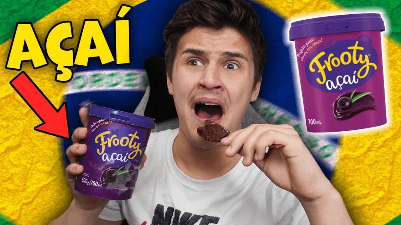 Gringo Tries Açaí From BRAZIL (Comida Brasileira)