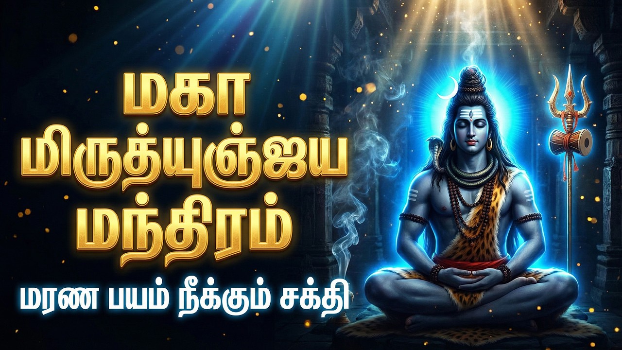 Mahamrityunjaya Mantra Tamil | Om Tryambakam | மகா மிருத்யுஞ்சய மந்திரம் | Shiva Mantra