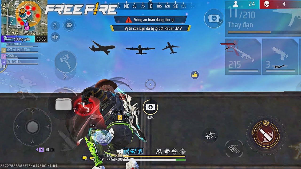 Free Fire l Solo Vs Team Rank Full Gameplay #freefire #garenafreefire 
