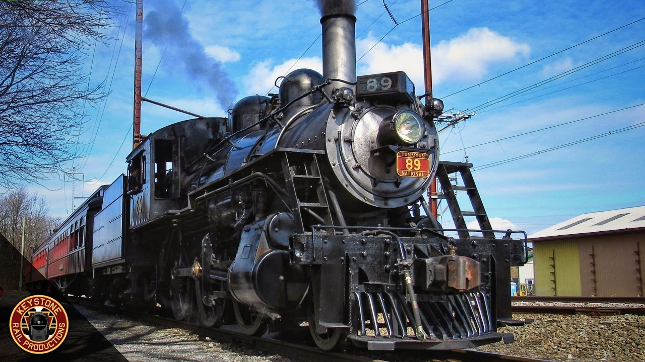 Strasburg Rail Road: Canadian National 89 And The Four Car Limited (HD)