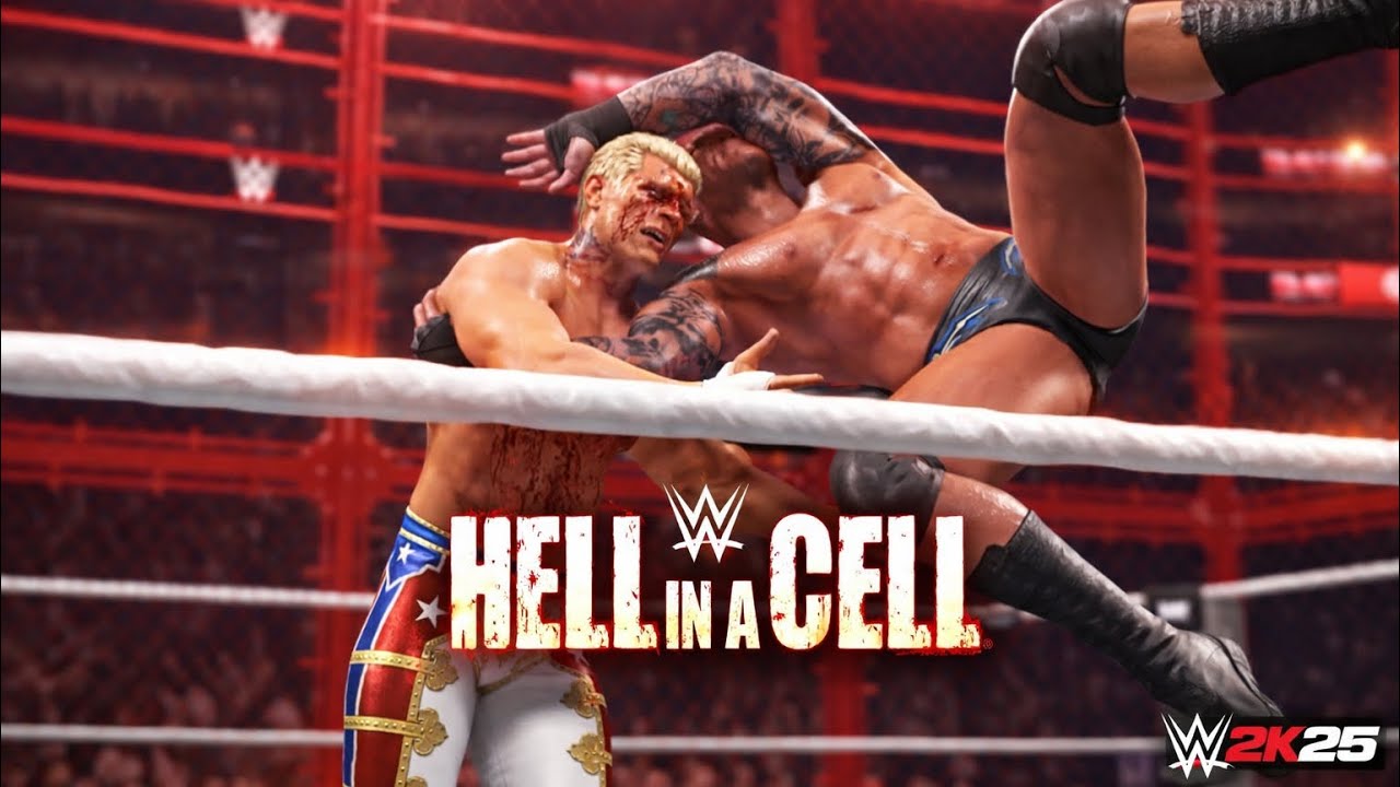 Randy Orton vs Cody Rhodes - Hell in a Cell - WWE 2K25