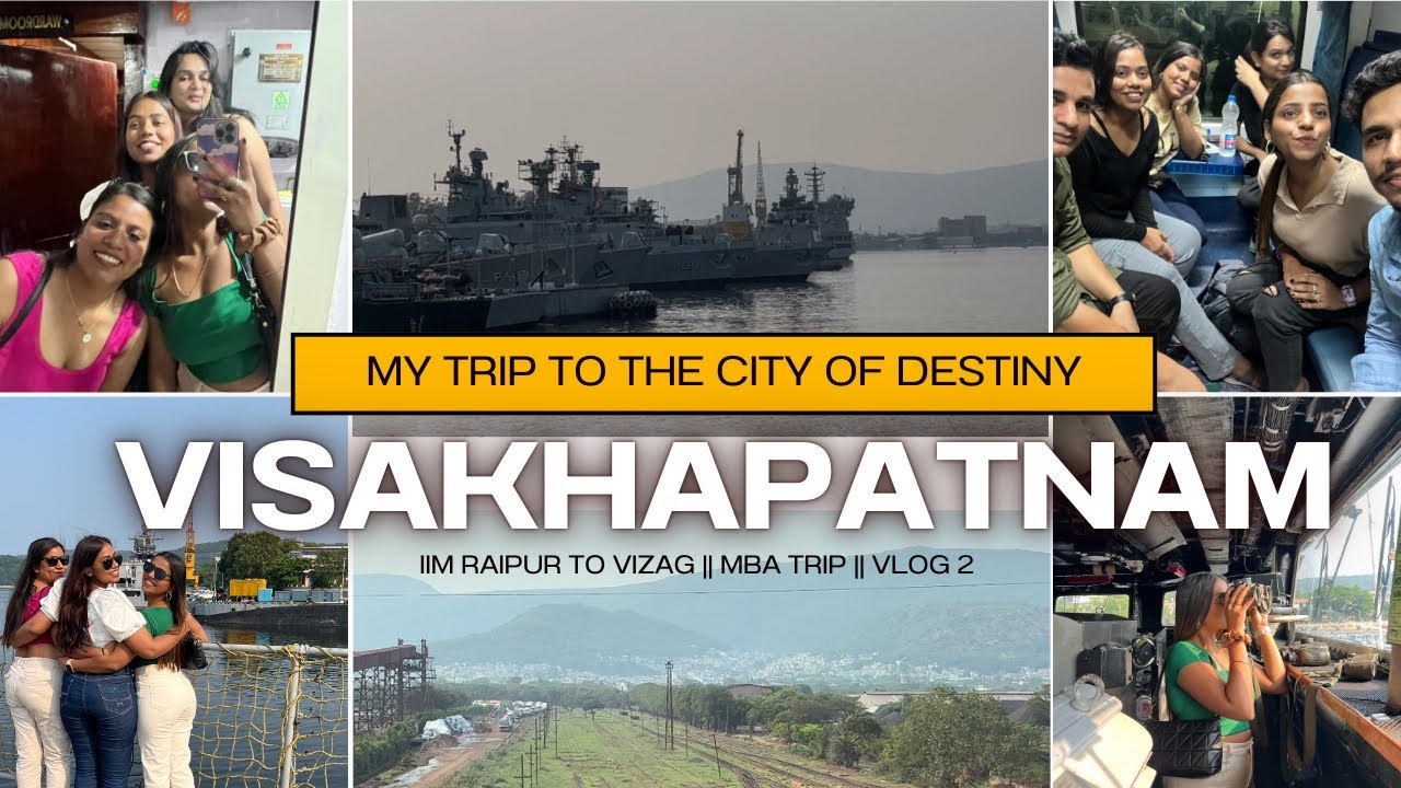 MBA Diaries | Exploring Visakhapatnam: Day 2 Adventures | MBA Vlog #2 🌅🚢