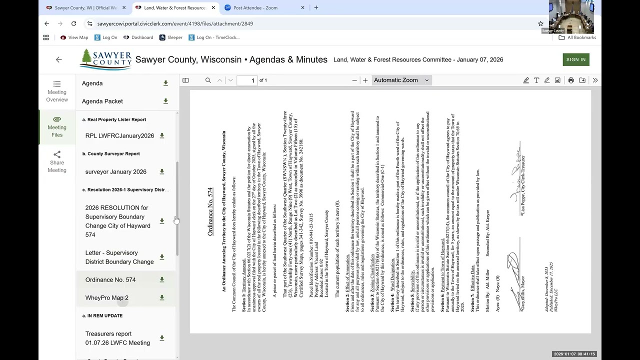 Land Water and Forest Resources 2026 01 07