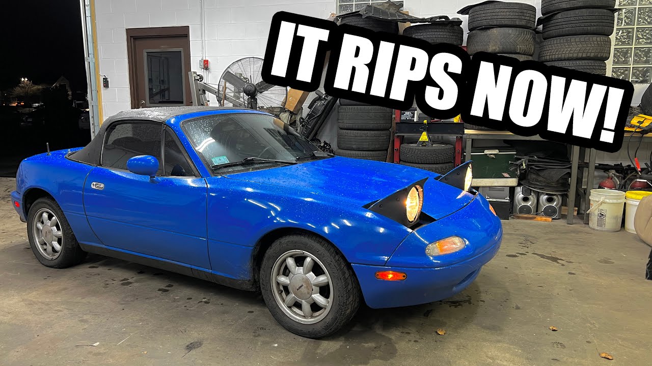 Fixing My TURBO Miata's Timing and Cam + Crank Seal Oil Leaks