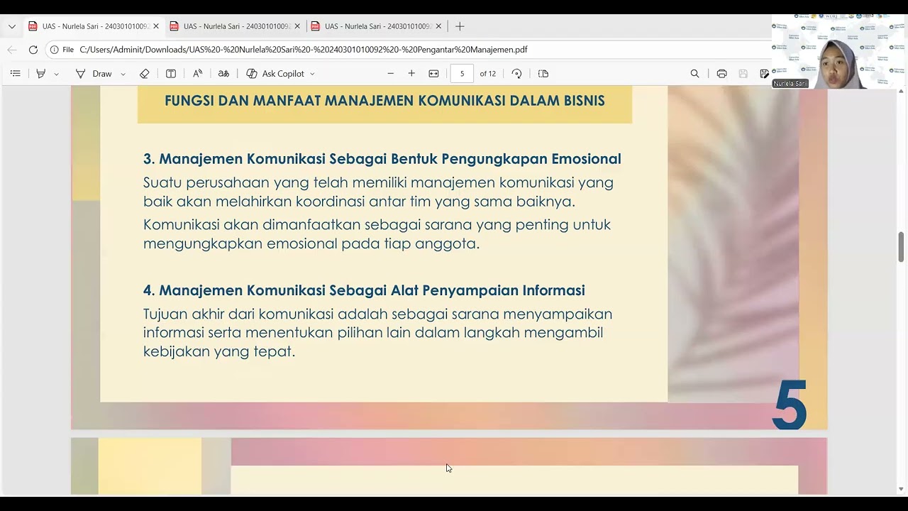 Manajemen Komunikasi - Pengantar Manajemen