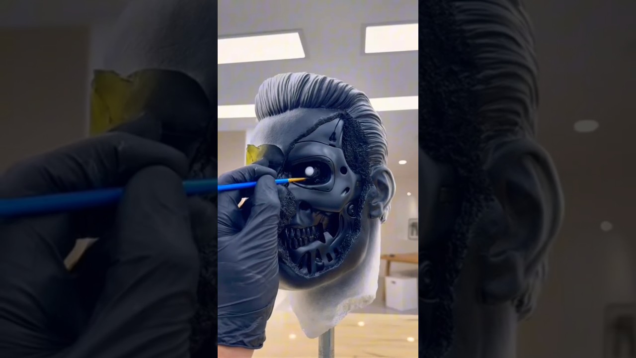 New Terminator applications gadgets #terminator #terminatort800 #art #sculpture #halloween #cosplay