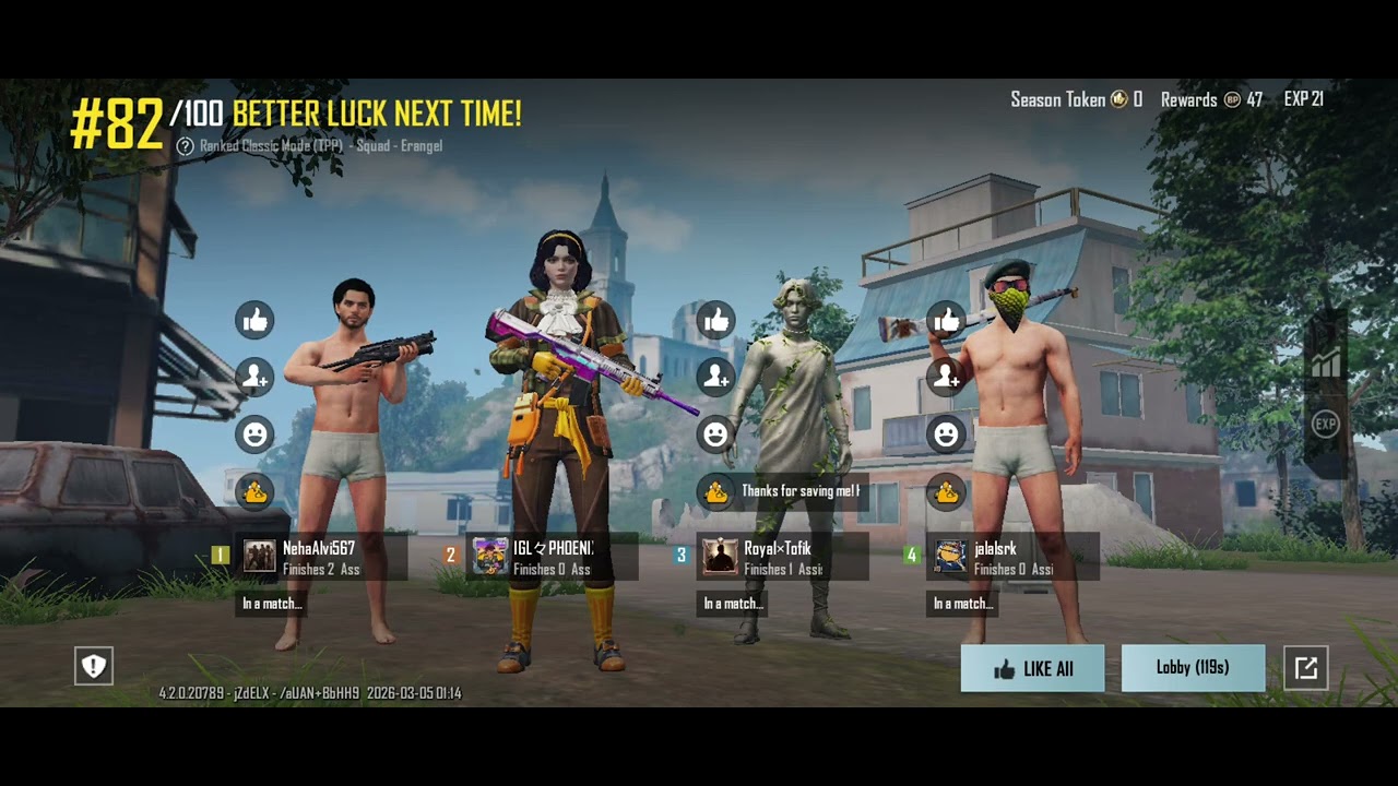 BGMI GAMEPLAY | EVENT MATCH 3 🎮
