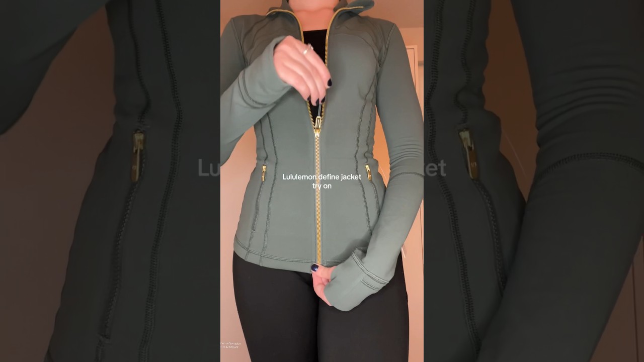 Lululemon define jacket in dark forest 💚