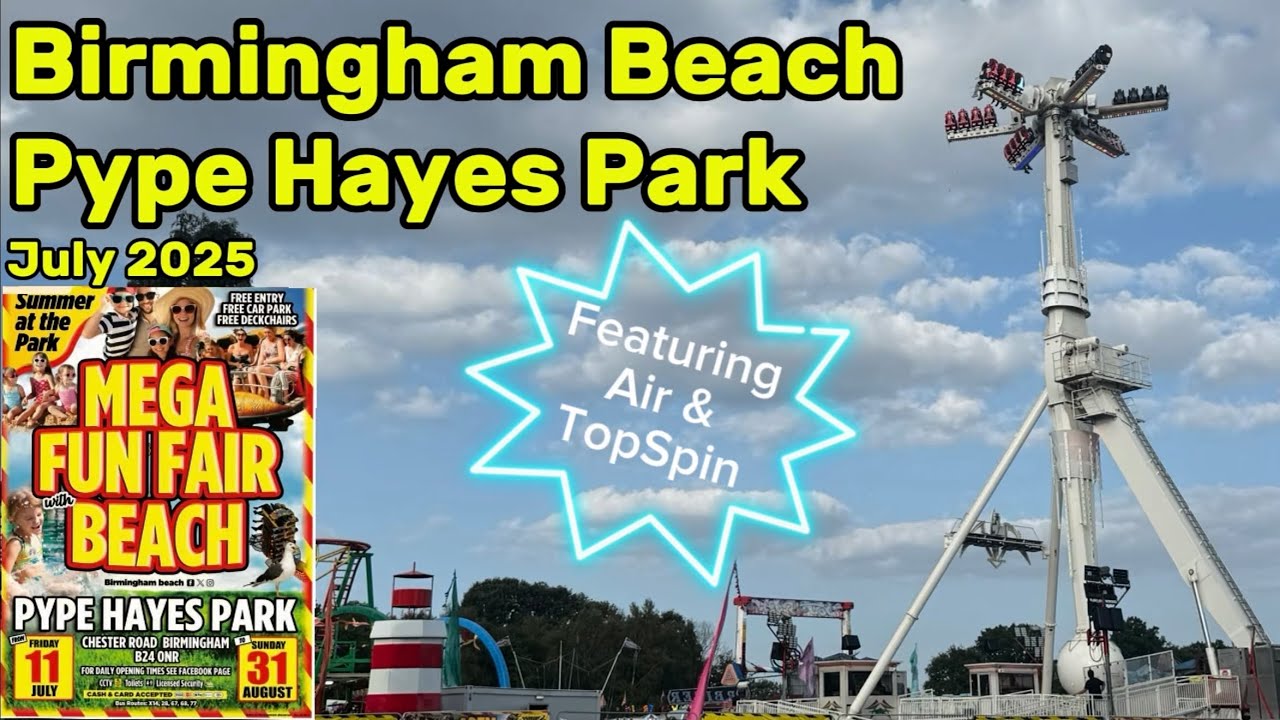 Birmingham Beach FunFair @ Pype Hayes Park July 2025