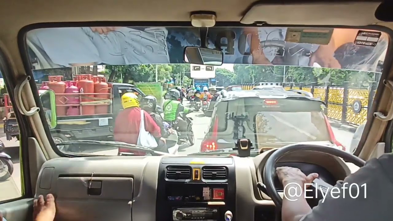 {Part;003) Perjalanan Melintas Jalan Gatot Subroto Jakarta Selatan #viral #vidio @Elyef01 