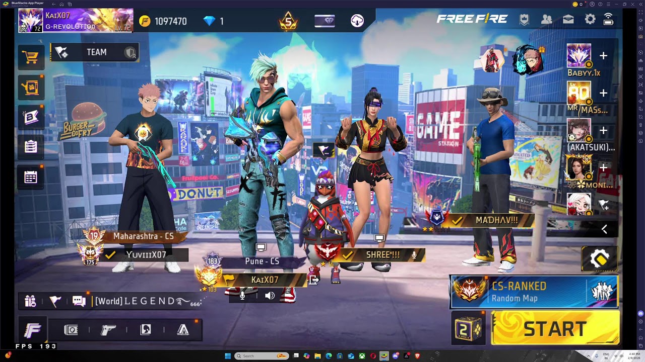 KAI X 07 GAMING's Live broadcast