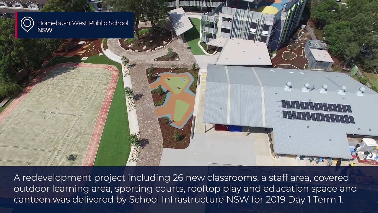 Homebush Public School completed for 2019 Day 1 Term 1