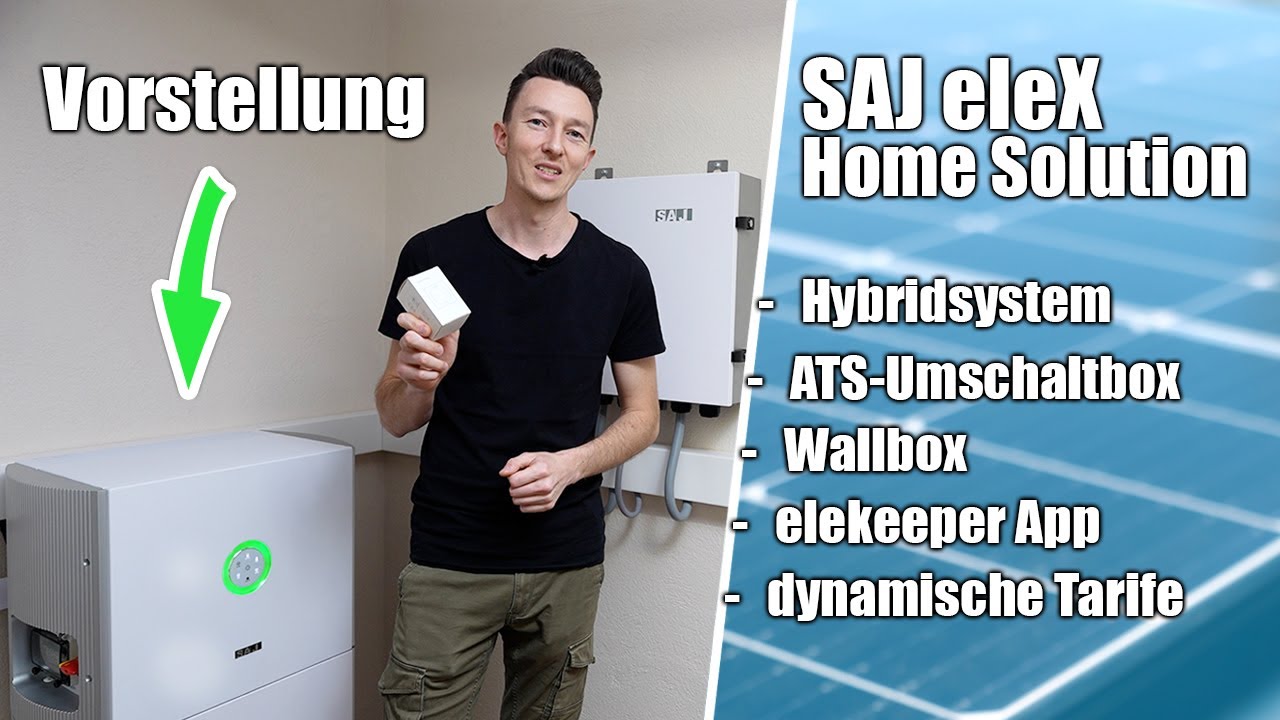 Dieses neue Photovoltaik System kann alles! - SAJ eleX Home Solution
