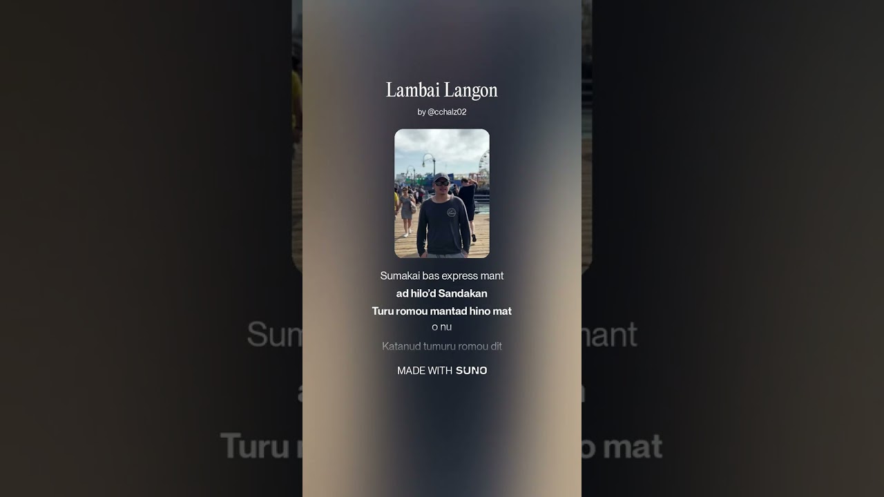 Lambai Langon #1 2026 @fyp #@Kadazan/dusun Song