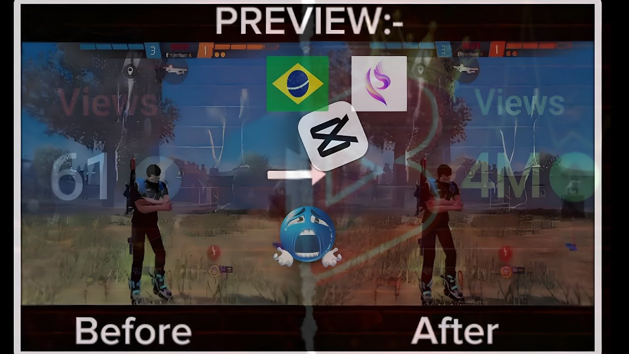 My Quality Tutorial 👺+how to add Brazilian effect 🇧🇷//Ronex2ff 