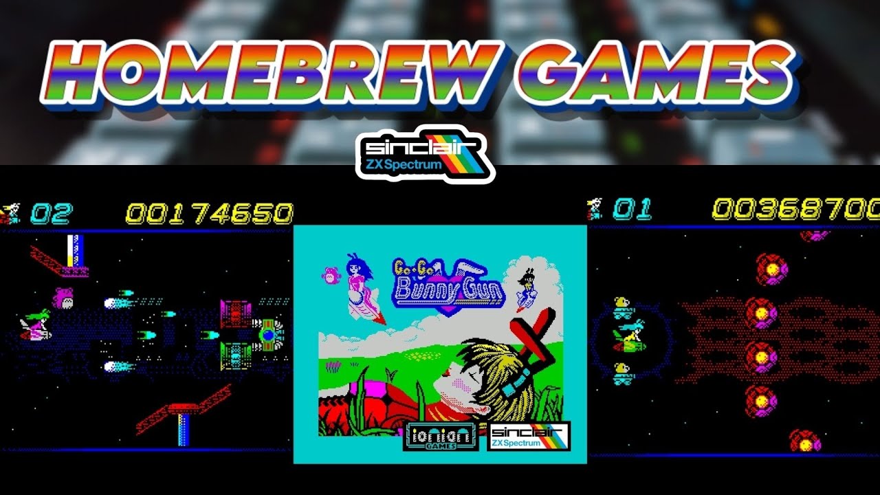 Go-Go BunnyGun - New Zx Spectrum Game 2026