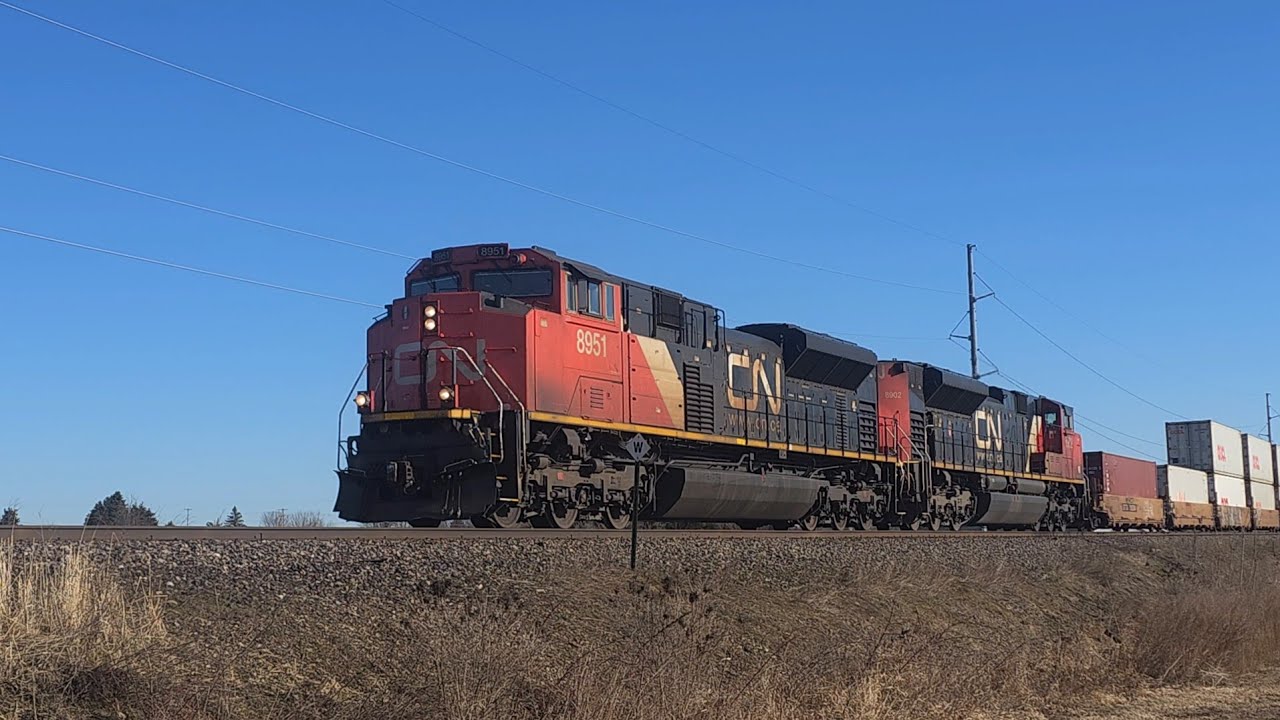 Canadian National  -  Westbound Stack Train 3/1/24