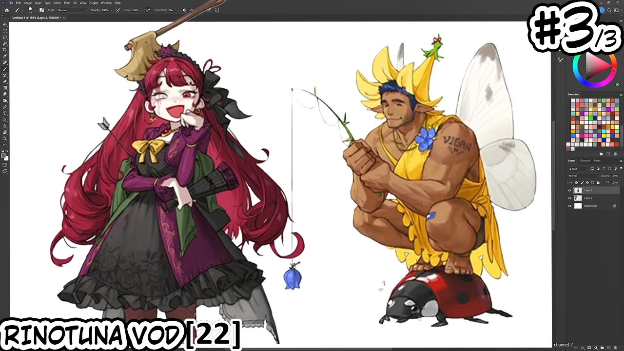 Rinotuna - Real Time Drawing Process - VOD [22] part 3/3